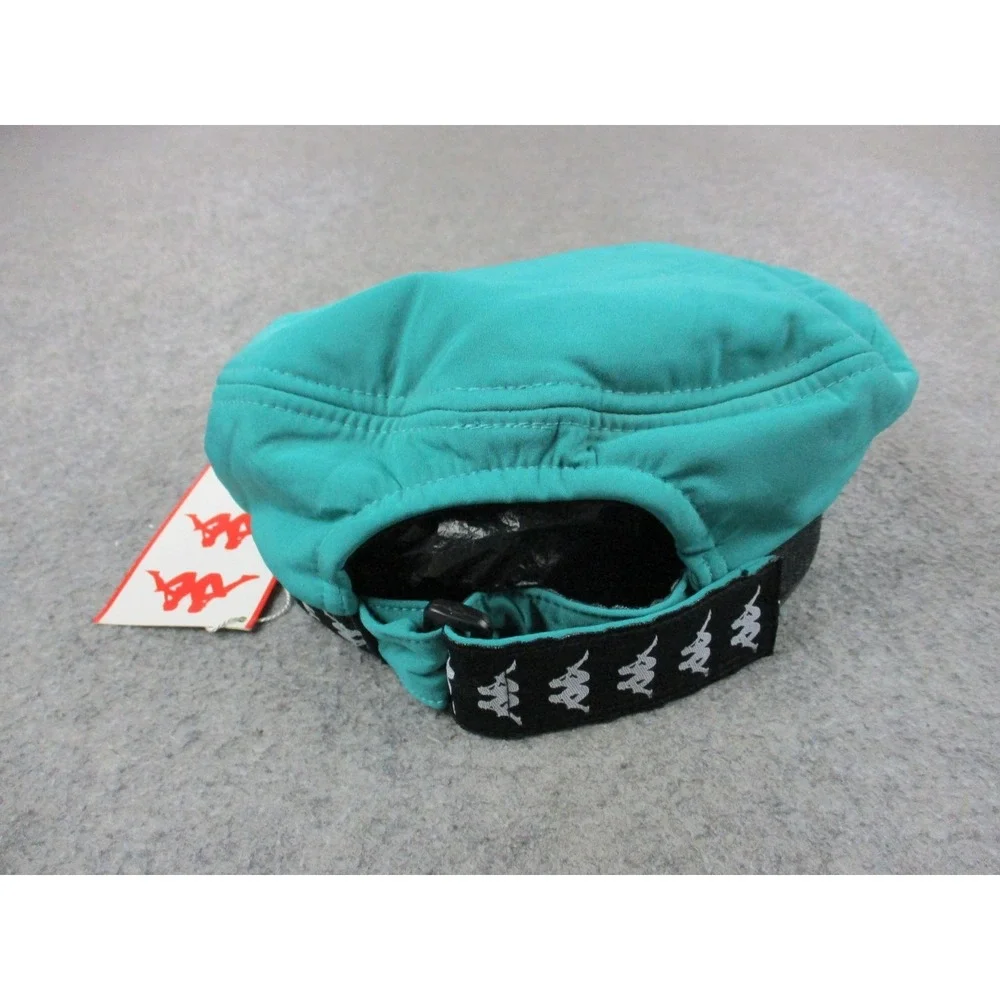 Kappa Hat Cap Fitted Womens 59 Green Banda Bzaian Basque Beret Fleece Lined